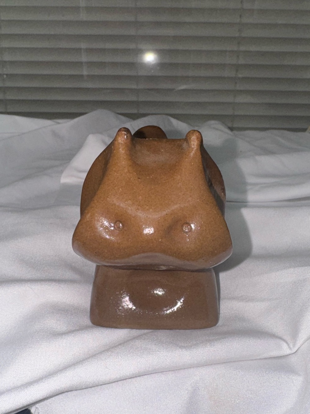 VTG Tekt Russian pottery realism cat sculpture